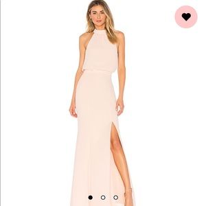 Cameron gown in seashell pink. Brand is Likely. Size small.
